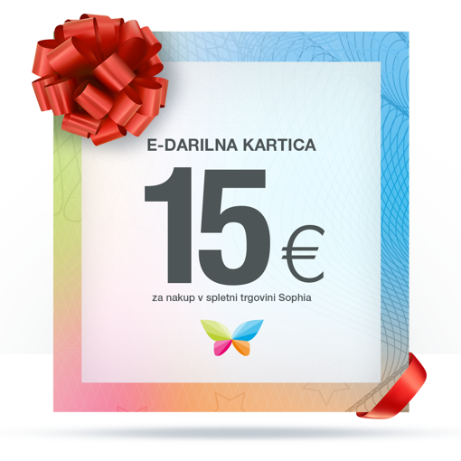 E-Darilna kartica 15 eur