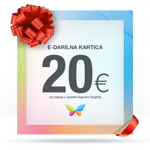 e-Darilna kartica 20 eur