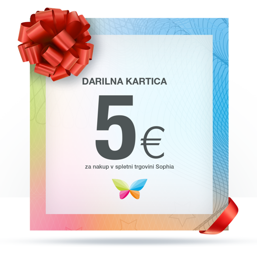 Fizična darilna kartica 5 €