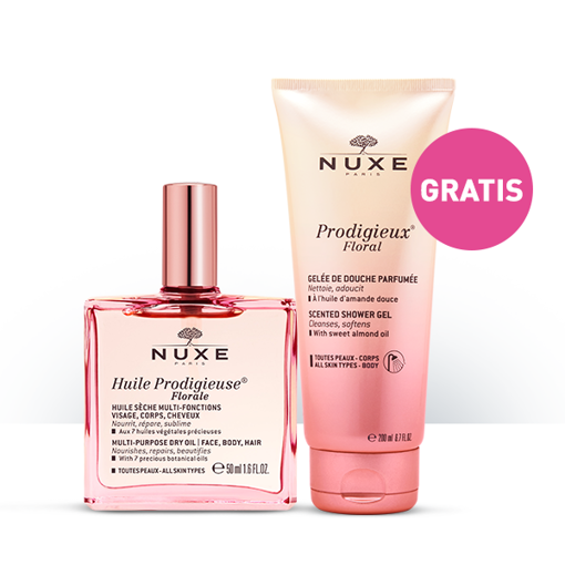 Huile Prodigieuse® Florale + GRATIS Prodigieux® Floral Gelée de Douche Parfumée