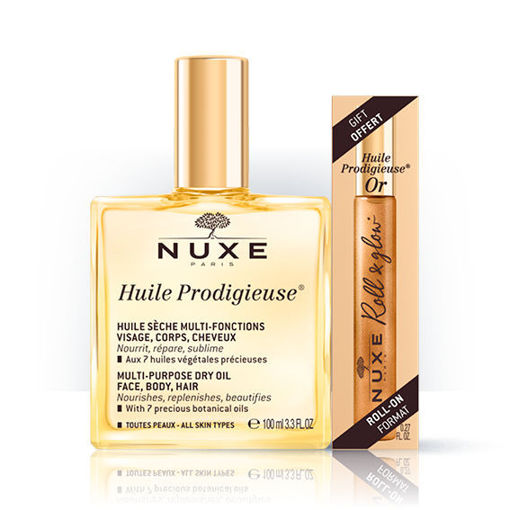 Huile Prodigieuse® 100 ml & GRATIS Roll-on Huile Prodigieuse OR, 8 ml