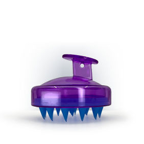 Slika Masažni pripomoček za lase in lasišče: vijolična barva