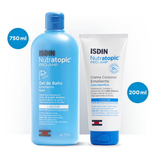 Paket Nutratopic Emolientni gel za tuširanje + Emolientna krema za telo