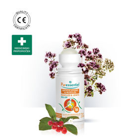 Masazni roller s 14 etericnimi olji