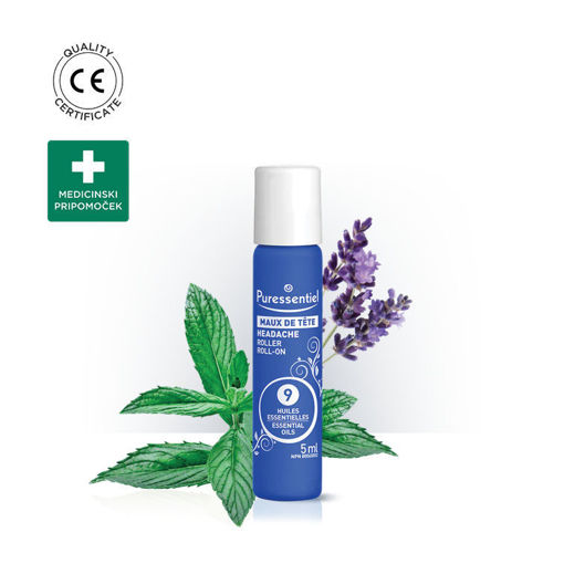 Migra Pure Roll-on medinski pripomoček proti glavobolu z 9 eteričnimi olji